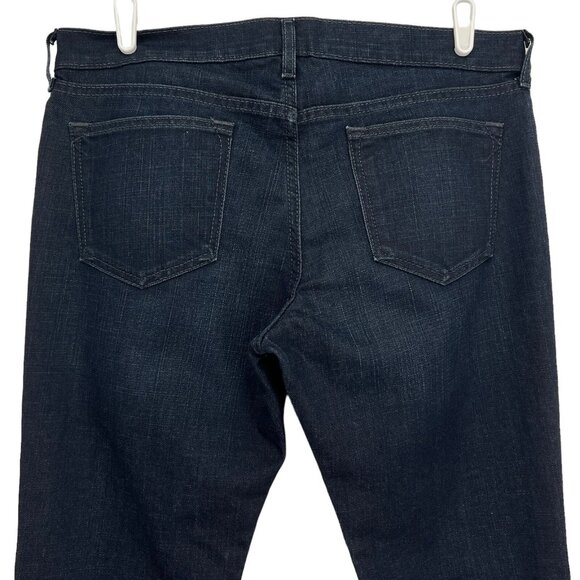 The Diva Women's Denim Jeans Size 14 Long Boot Cut Mid Rise Stretch Navy - Picture 4 of 11